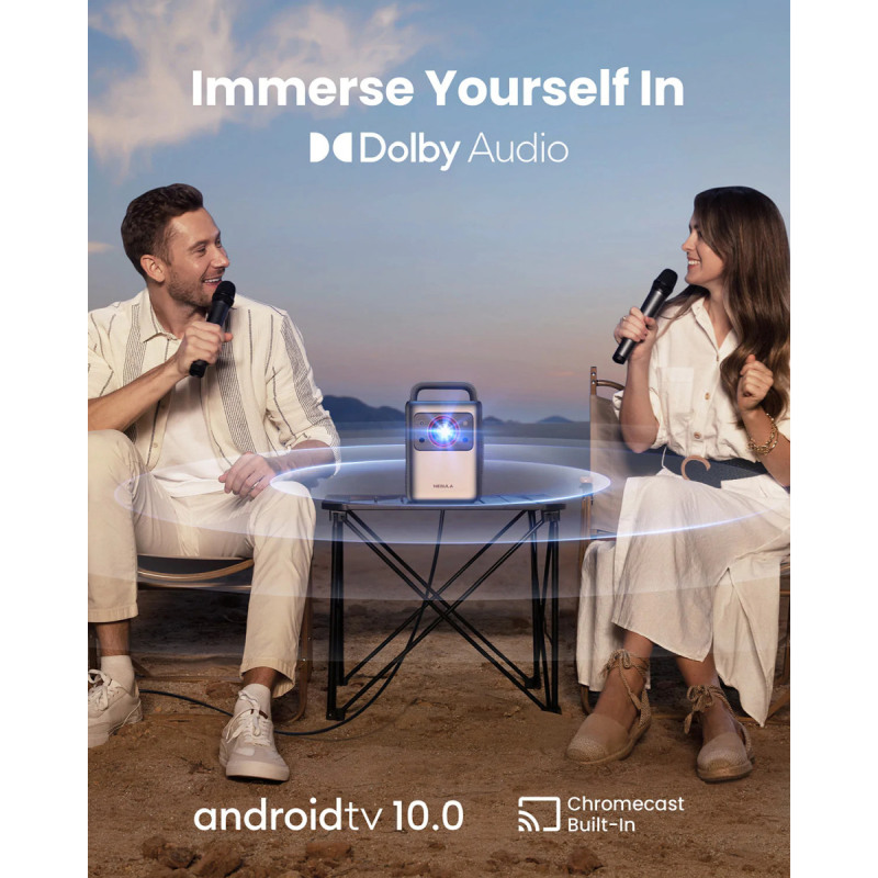 Anker Nebula Cosmos Laser 4K prijenosni projektor, DLP, 4K UHD, HDMI, USB, Bluetooth, Wi-Fi, Chromecast, Android TV (D23503F2) - Slika 6