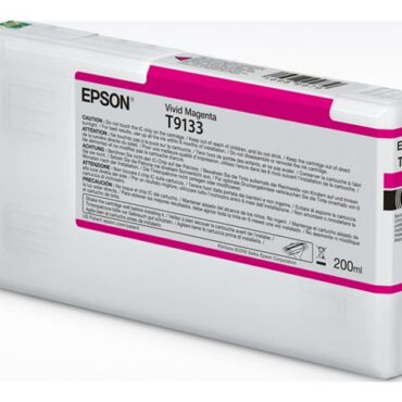 Epson T9133 Vivid Magenta Ink Cartridge, C13T91330N