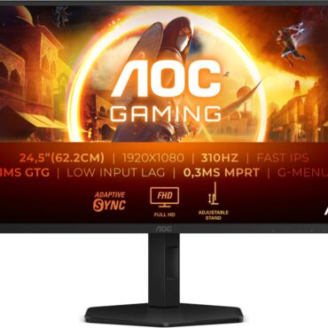 Monitor AOC 25G4SXU, 24,5", 2xHDMI, DP, 230Hz, HAS, USB