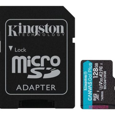 Kingston 128GB microSDXC + Adapter, SDCG4/128GB