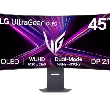Monitor LG 45GX950A 45" OLED, 330/165Hz, 5K2K, HDMI 2.1