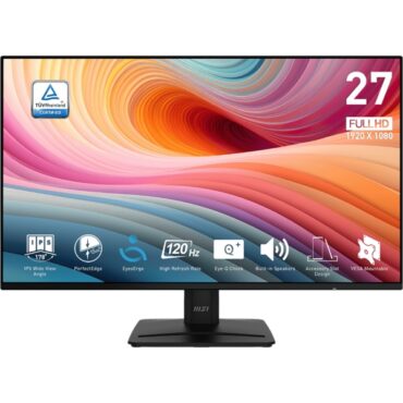 Monitor MSI PRO MP271A E2 / 27" / FHD / IPS / 120Hz / 1ms (MPRT) / black