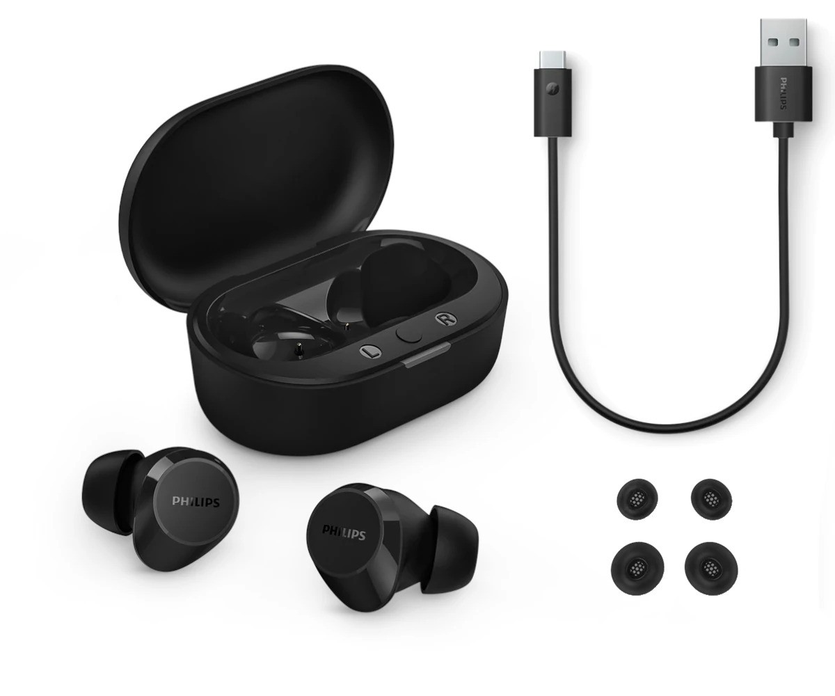 Philips bežične slušalice TAT1209BK, crne