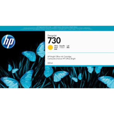 HP 730 300 ml Yellow Ink Cartridge , P2V70A
