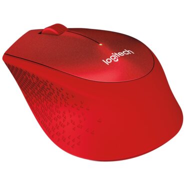 Logitech M330 Wireless Mouse - SILENT PLUS - RED, 910-004911