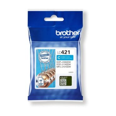 Brother 200-page Cyan ink cartridge, LC421C