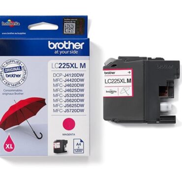 Brother LC225XLM ink magenta 1200pages, LC225XLM