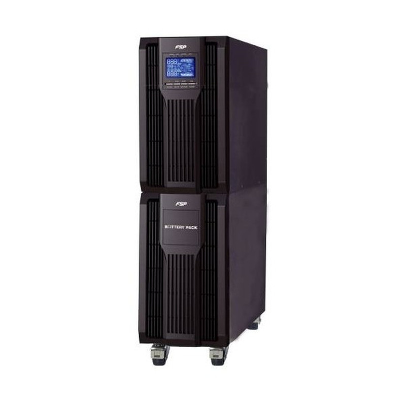 Fortron Source UPS Champ Tower 6000VA/5400W, On-line double conversion, USB, RS-232, EPO, 16×9Ah, LCD