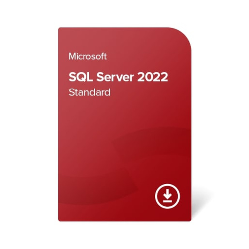 Microsoft SQL Server 2022 Standard (2 cores) ESD elektronička licenca