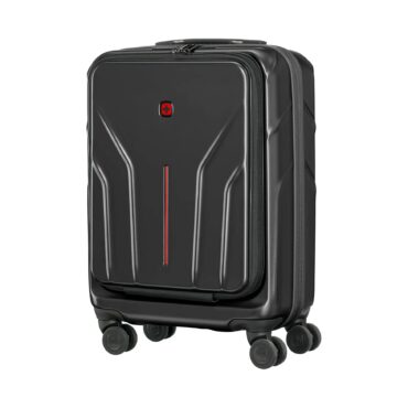 Wenger kofer Amplix Carry-On za ručnu prtljagu, odvojeni utor za prijenosnike do 16", crni