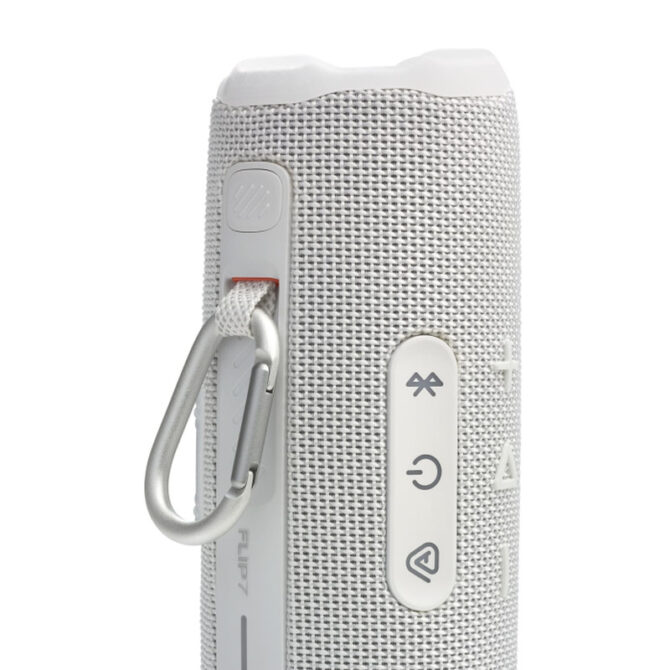 JBL Flip 7 prijenosni zvučnik BT5.4, vodootporan IP68 do 16h slušanja, AI Sound Boost, 45W, Auracast, bijeli - Slika 6
