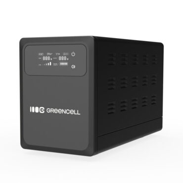 Green Cell UPS (UPSLPPC800) 1200VA/800W, Pure Sinusoid, Line Interactive AVR, LCD