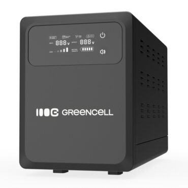 Green Cell UPS (UPSLPPC1000) 1500VA/1000W, Pure Sinusoid, Line Interactive AVR, LCD