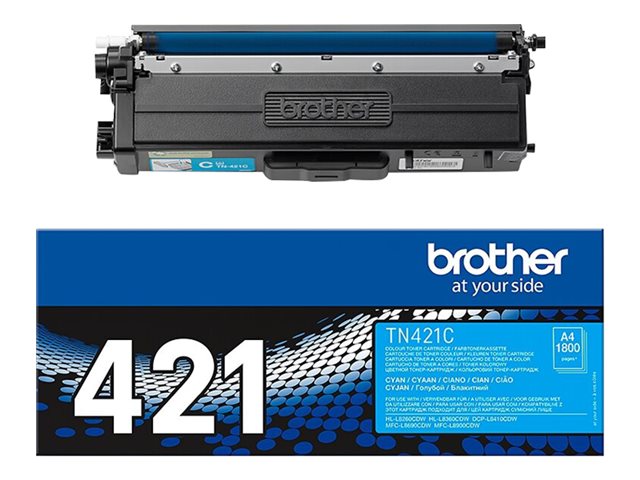 Brother TN421C Toner Cartridge Cyan, TN421C