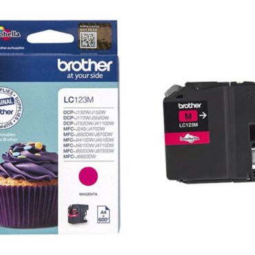 Brother LC-123 ink cartridge magenta, LC123M