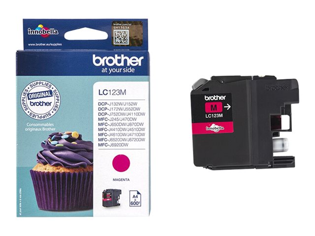 Brother LC-123 ink cartridge magenta, LC123M