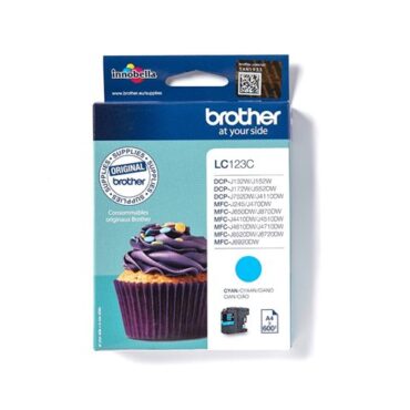 Brother LC-123 ink cartridge cyan, LC123C