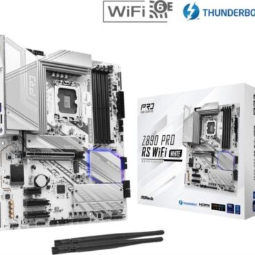 Asrock Intel LGA1851 Z890 PRO RS WIFI WHITE
