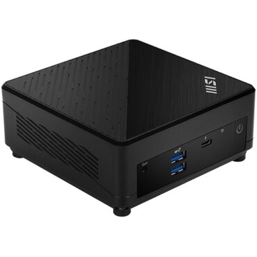 Mini desktop PC MSI Cubi 5 12M-261BEU i5 / 16GB / 512GB / Windows 11 Home / WiFi 6E + BT 5.3 / 1Gbps + 2.5Gbps / black