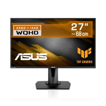 Monitor ASUS VG27AQ 27", QHD, 2xHDMI, DP, HAS, 165Hz, zvu.