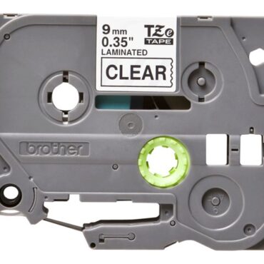 Brother TZE121 tape black/clear 9mm 8m, TZE121