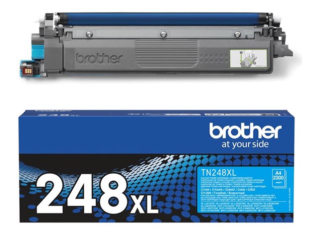 Brother TN248XLC Cyan Toner Cartridge, TN248XLC