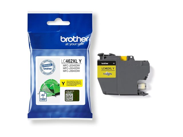 Brother LC462XLY Yellow Ink Cartridge, LC462XLY