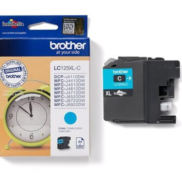 Brother LC125XLC ink cyan 1200pages, LC125XLC