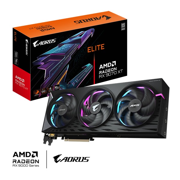 Gigabyte R9070XT Aorus E, 16GB