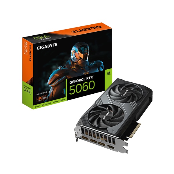 Gigabyte GF RTX5060 WF2 OC, 8GB GDDR7