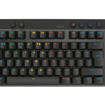 Logitech Pro X TKL Rapid, meh. tipkovnica, crna