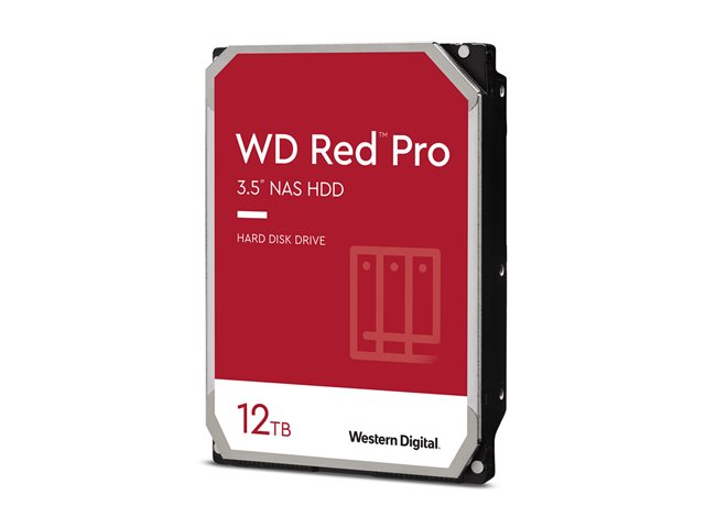 WD Red Pro 12TB 6Gb/s SATA HDD, WD122KFBX