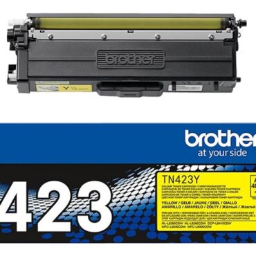 Brother TN423Y Toner Cartridge Yellow HC, TN423Y