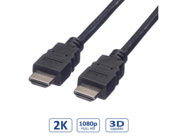 Roline VALUE HDMI kabel, HDMI M - HDMI M, 2.0m