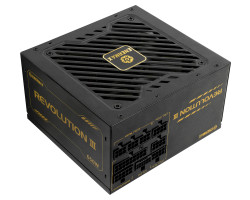 Enermax 650W Revolution III, ATX 3.1, 80+ GOLD, modularno, 2×PCIe, 6×SATA, 24-pina, 120mm ventilator - Slika 8