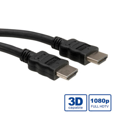 Roline HDMI kabel sa mrežom, HDMI M - HDMI M, 15m
