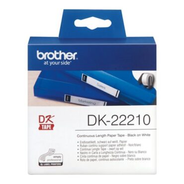 Brother Continuos Paper Black/White 29mm, DK22210
