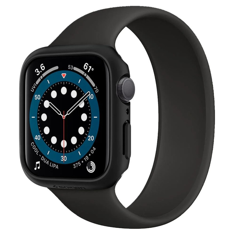 Spigen Thin Fit, zaštitna maska za Apple pametni sat, crna - Apple Watch SE 2022/6/SE/5/4 (44mm) - Slika 3