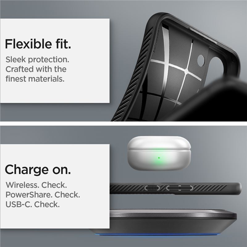 Spigen Liquid Air, zaštitna maska za telefon, crna - Samsung Galaxy S22 (ACS03987) - Slika 10