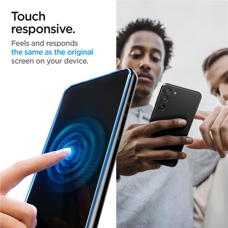 Spigen Glass EZ Fit, zaštitno staklo za ekran telefona, 2 kom + okvir za instalaciju - Samsung Galaxy S23 (AGL05958) - Slika 9