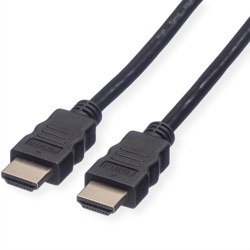 Roline VALUE Ultra HD 8K HDMI v2.1 kabel sa mrežom, M/M, crni, 2.0m
