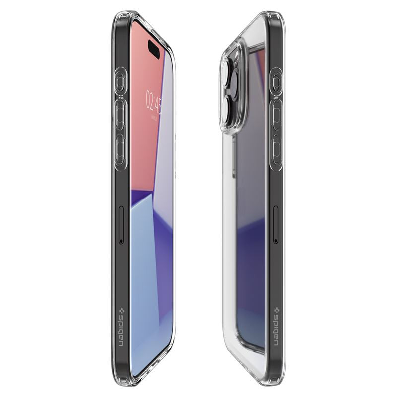 Spigen Liquid Crystal, zaštitna maska za telefon, prozirna - iPhone 15 Pro Max (ACS06557) - Slika 7