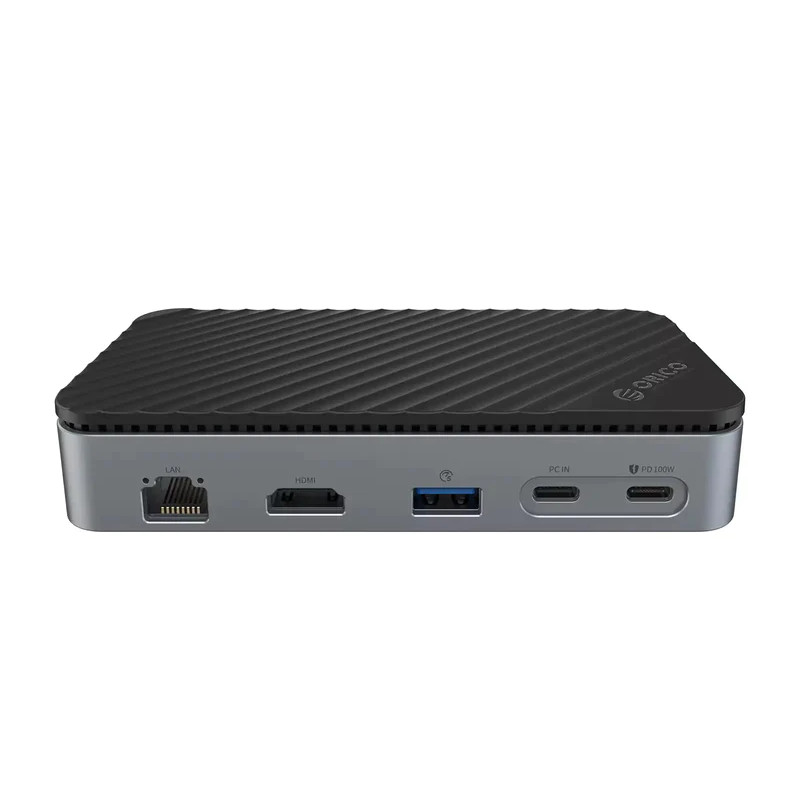 Orico 10-portni Docking station + M.2 kućište, 1x USB-C (100W), 1x USB 3.2, 1x USB-C, 2x USB-A 3.0, 1x HDMI, RJ-45, SD/TF - Slika 10
