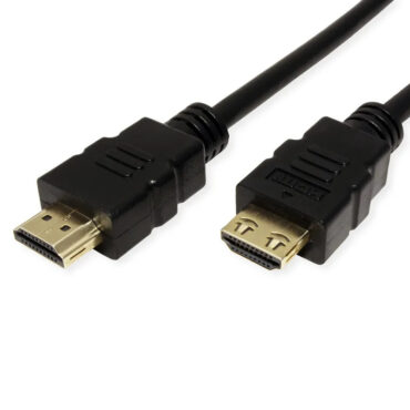 Roline VALUE UltraHD HDMI kabel sa mrežom, M/M, crni 7.5m