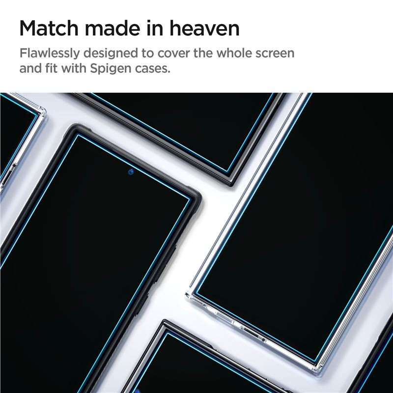Spigen Glass tR EZ Fit HD Transparency 2 Pack zaštitno staklo za ekran telefona - Samsung Galaxy S24 Ultra - Slika 10