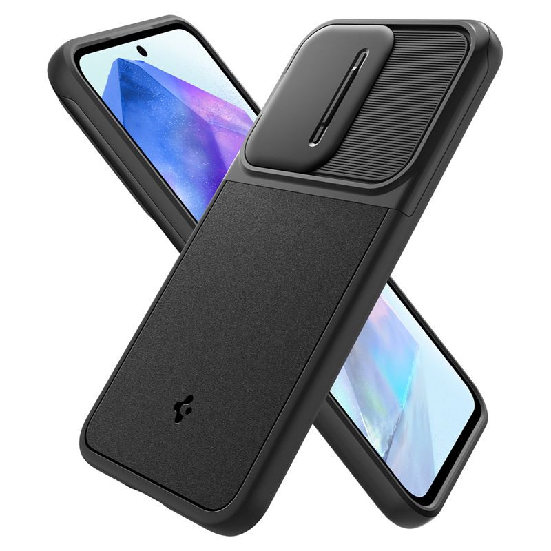 Spigen Optik Armor, crni - Samsung Galaxy A55 (ACS07535) - Slika 9
