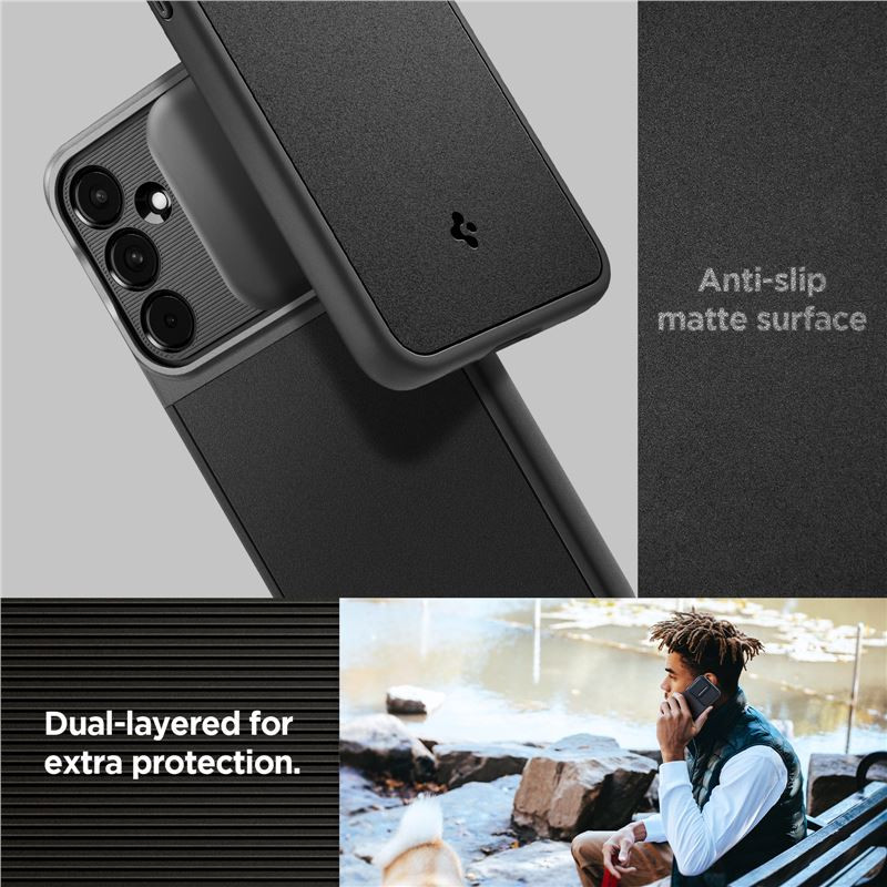 Spigen Optik Armor, crni - Samsung Galaxy A55 (ACS07535) - Slika 12