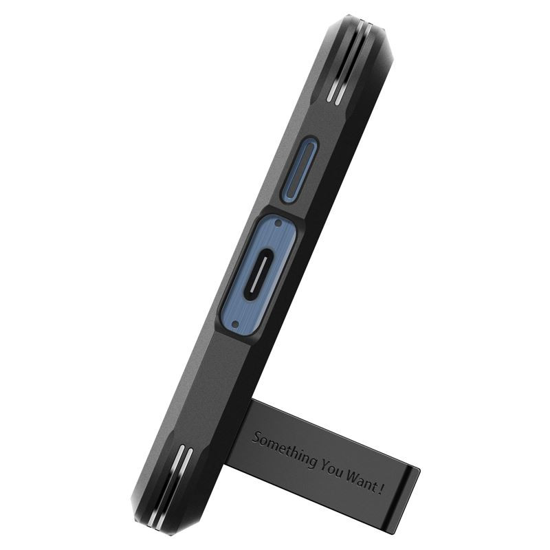 Spigen Tough Armor, black - Samsung Galaxy A55 - Slika 9