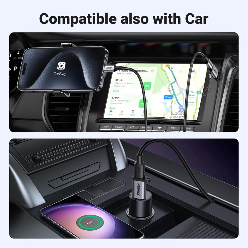 UGREEN adapter USB 3.1 C (Ž) na USB-A 3.0 (M), sivi - Slika 4