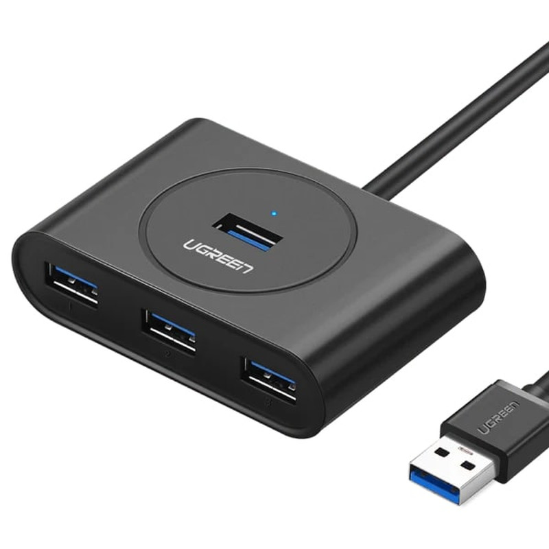 UGREEN 4-portni USB-A HUB 4xUSB-A 3.0, 1m, crni